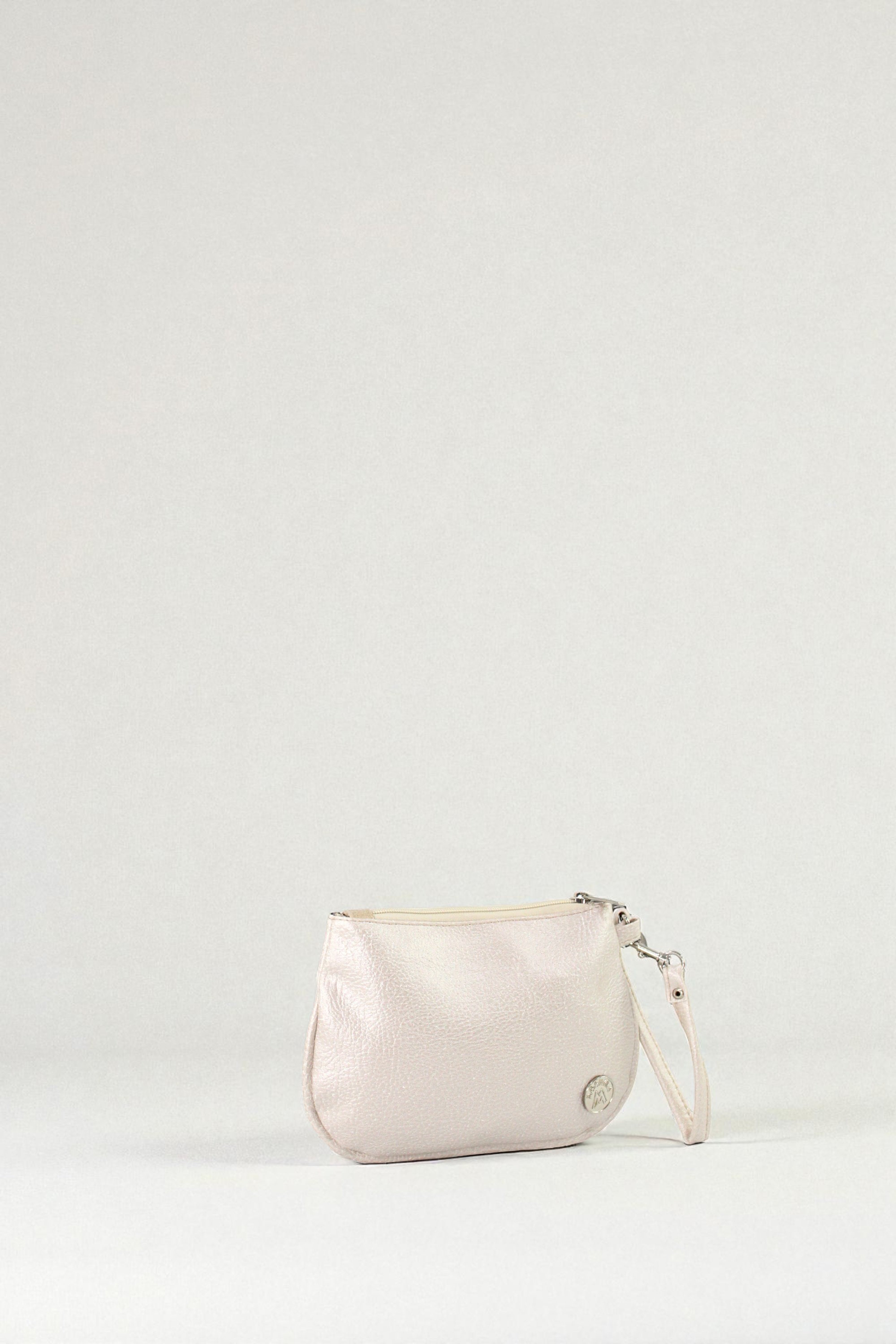 3884 BOLSO DE MANO MOSHILA CREMA
