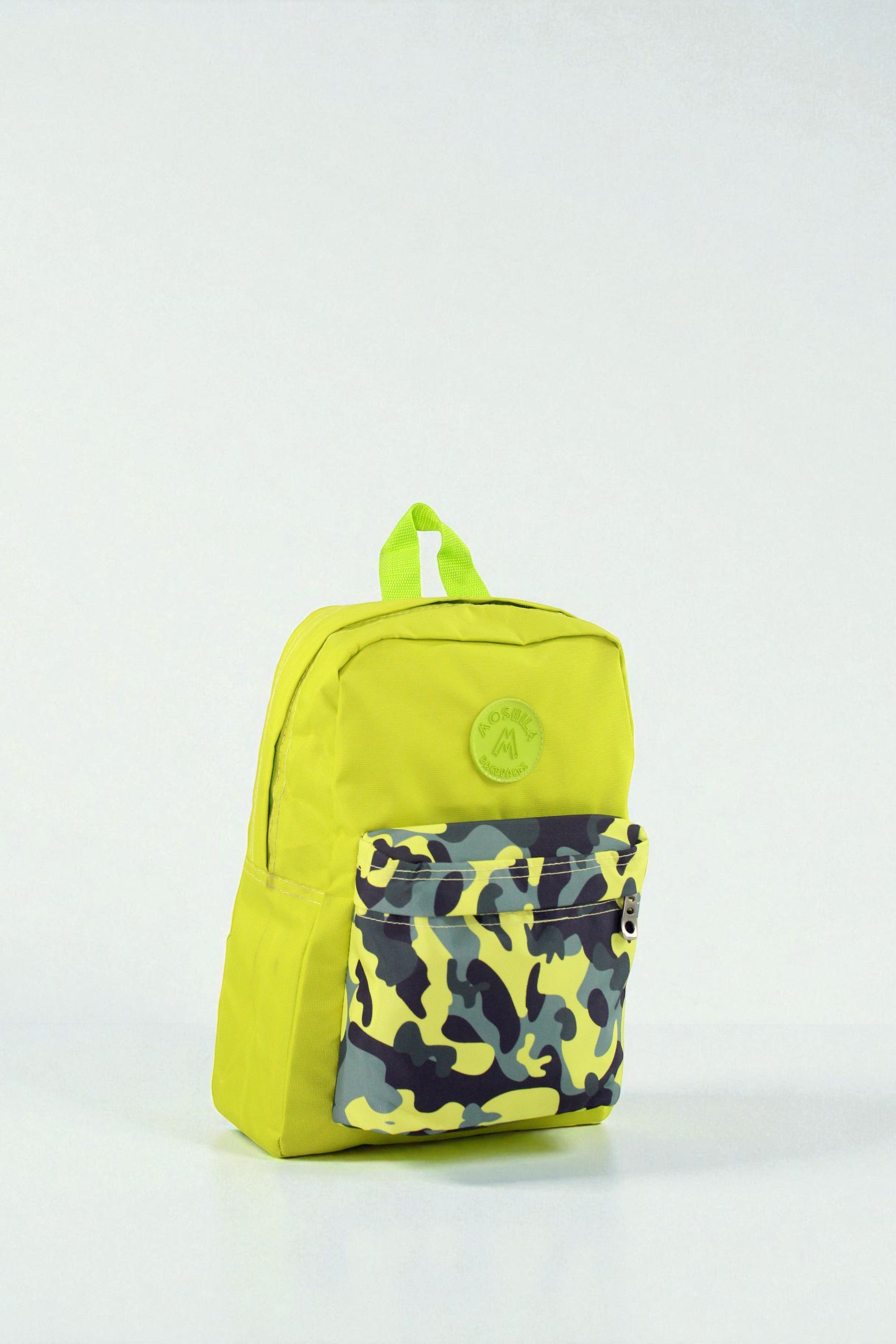 7503 MALETIN MOSHILA GO AMARILLO ESTAMPADO CAMUFLADO